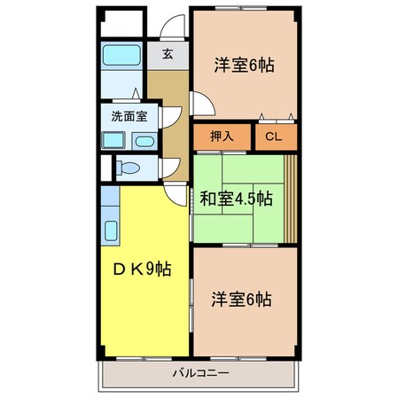 グランドール木下の物件間取画像